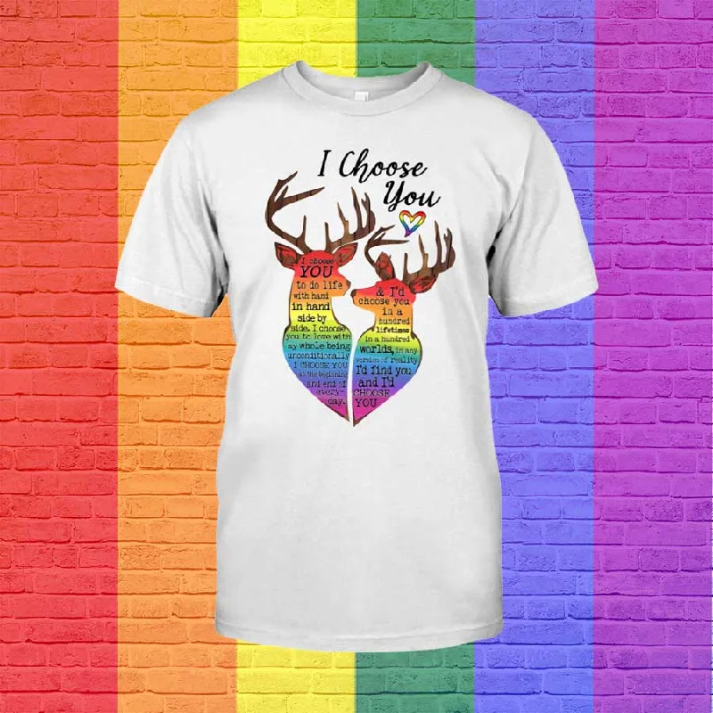 Pride Shirts For Couples, Lesbian Couple T Shirts, Lgbtq Couple Shirts I Choose You Pride Shirt Pride Shirts For Couples, Lesbian Couple T Shirts, Lgbtq Couple Shirts I Choose You Pride Shirt