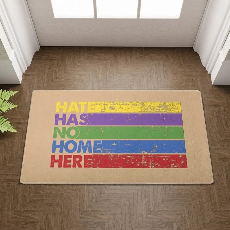 Lgbt Doormat Say Gay Doormat, Gay Pride Doormat, Hate Has No Home Here Doormat, Welcome Lgbt Mat Lgbt Doormat Say Gay Doormat, Gay Pride Doormat, Hate Has No Home Here Doormat, Welcome Lgbt Mat