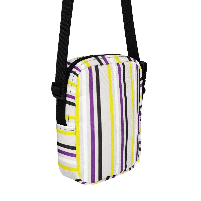 Non-Binary Stripes Crossbody Bag