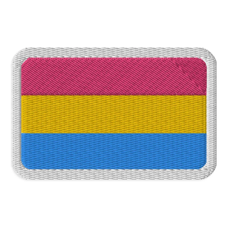 Pansexual Pan Pride Flag Embroidered Patch