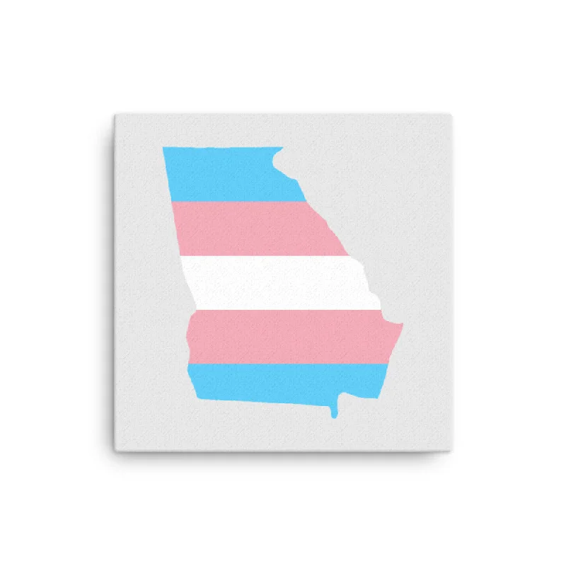 Georgia Transgender Trans Pride Canvas Wall Art
