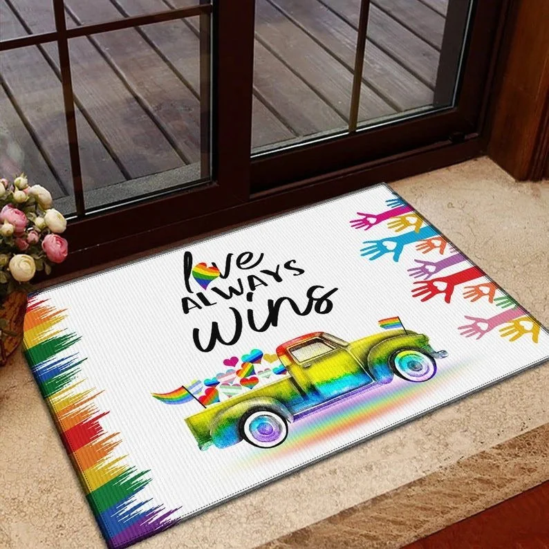 Lesbian Pride Doormat Everyone Is Welcome Here Doormat, Lgbt Doormat, Gay Pride Home Doormat Lesbian Pride Doormat Everyone Is Welcome Here Doormat, Lgbt Doormat, Gay Pride Home Doormat
