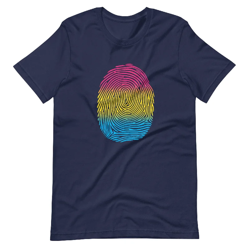 Pansexual Pan Pride Identity Fingerprint Shirt - Unisex