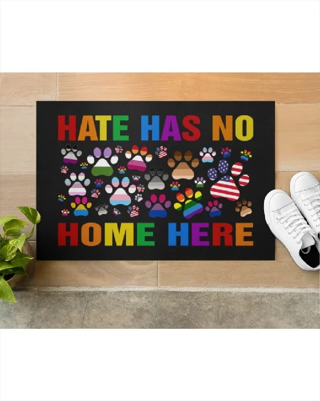 Lgbtq Pride Rainbow Doormat Hate Has No Home Here Door Mat, Lgbtq Gift, Welcome Pride Mat Lgbtq Pride Rainbow Doormat Hate Has No Home Here Door Mat, Lgbtq Gift, Welcome Pride Mat