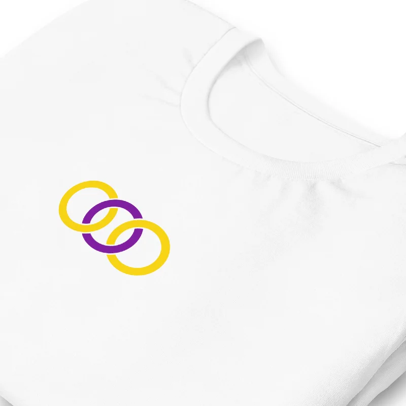 Comfortable graphic tees with tagless labels--Intersex Pride T-shirt