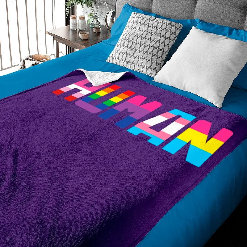 Human Lgbt Gay Pride Blankets, Rainbow Gay Blanket, Human Rights Blankets For Ally, Support Lgbtq Gifts Human Lgbt Gay Pride Blankets, Rainbow Gay Blanket, Human Rights Blankets For Ally, Support Lgbtq Gifts