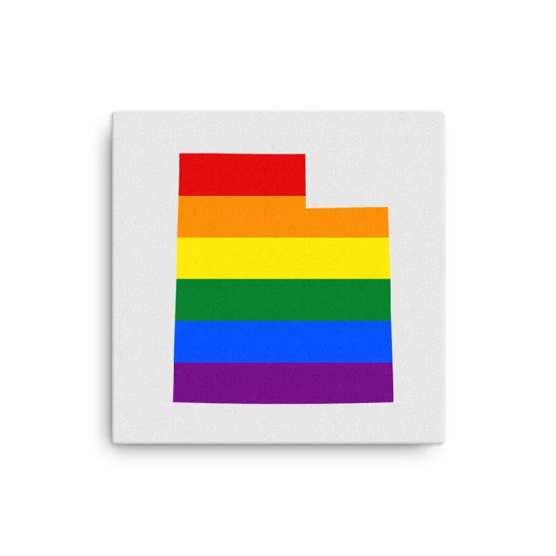 Utah LGBTQ Pride Canvas Wall Art