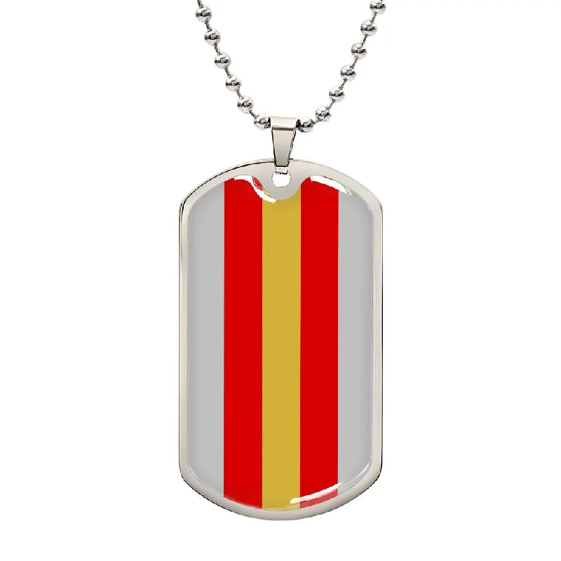 Proculsexual Pride Military Dog Tag Necklace