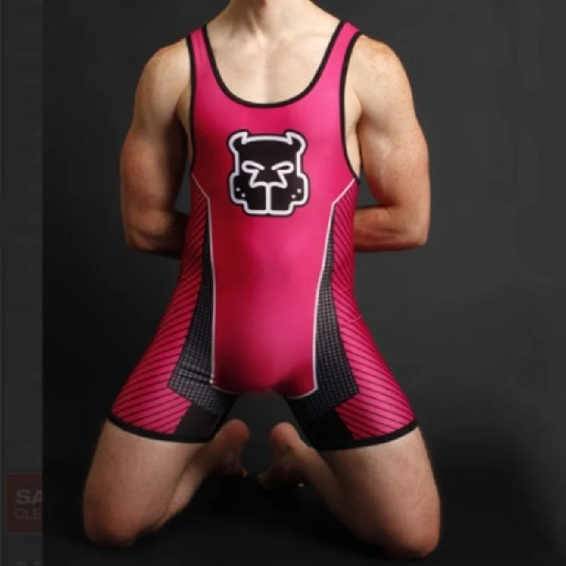 Gay Men's "Furry" Puppy Play Singlets with Zipper
