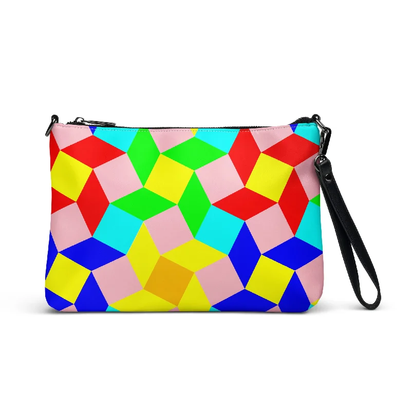 Mosaic Color Patch Purse Handbag