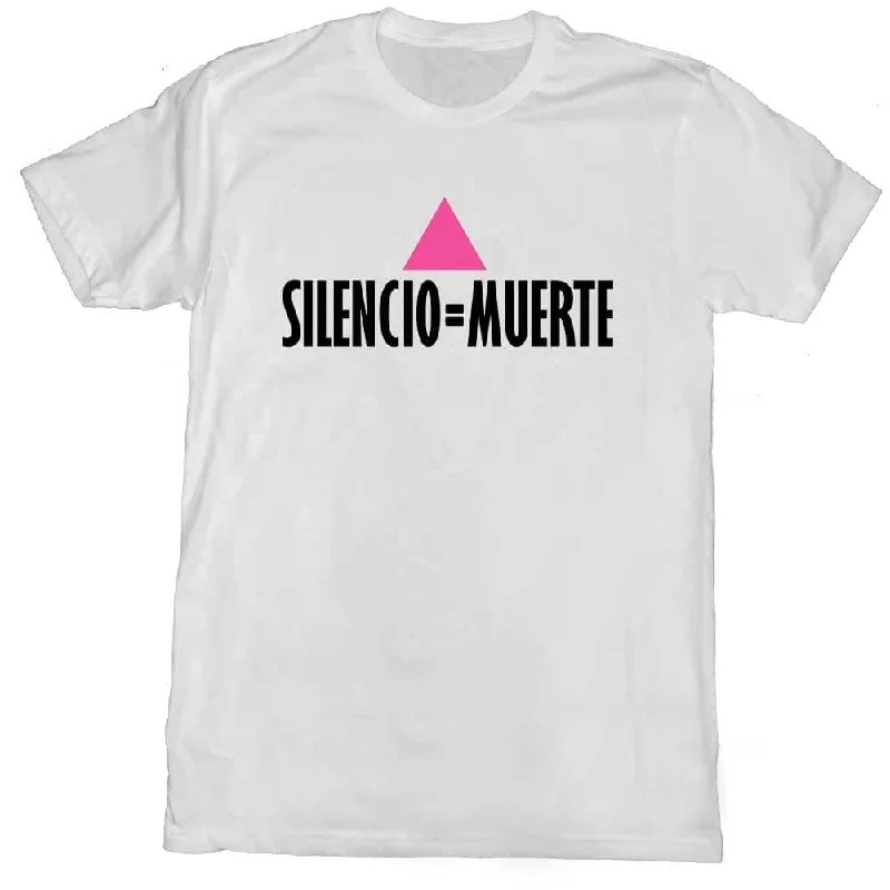 Silencio = Muerte T-Shirt - Ali Forney Center