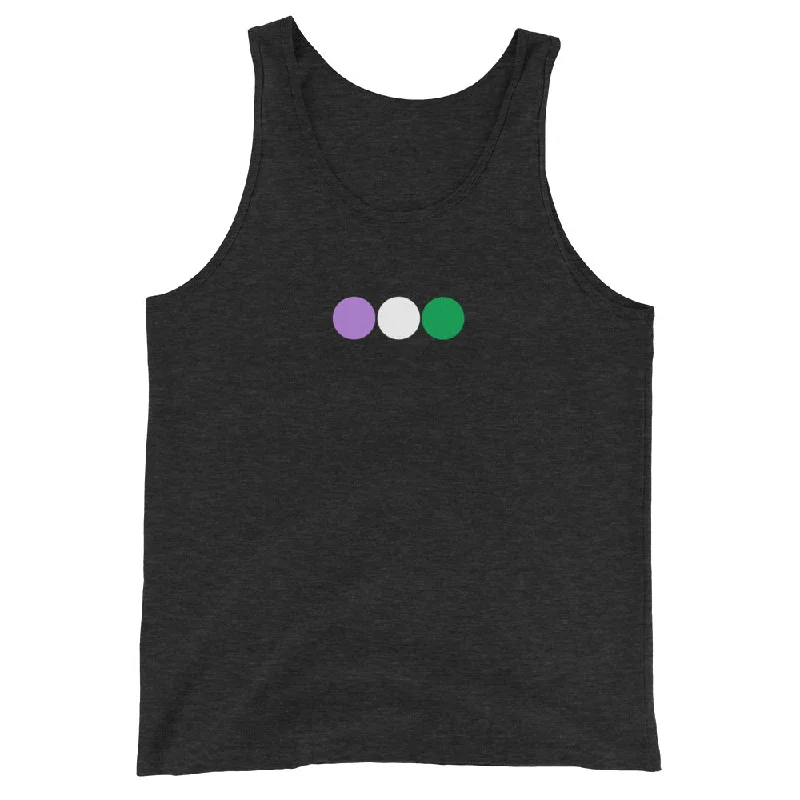 Genderqueer Pride Tank Top - Circles