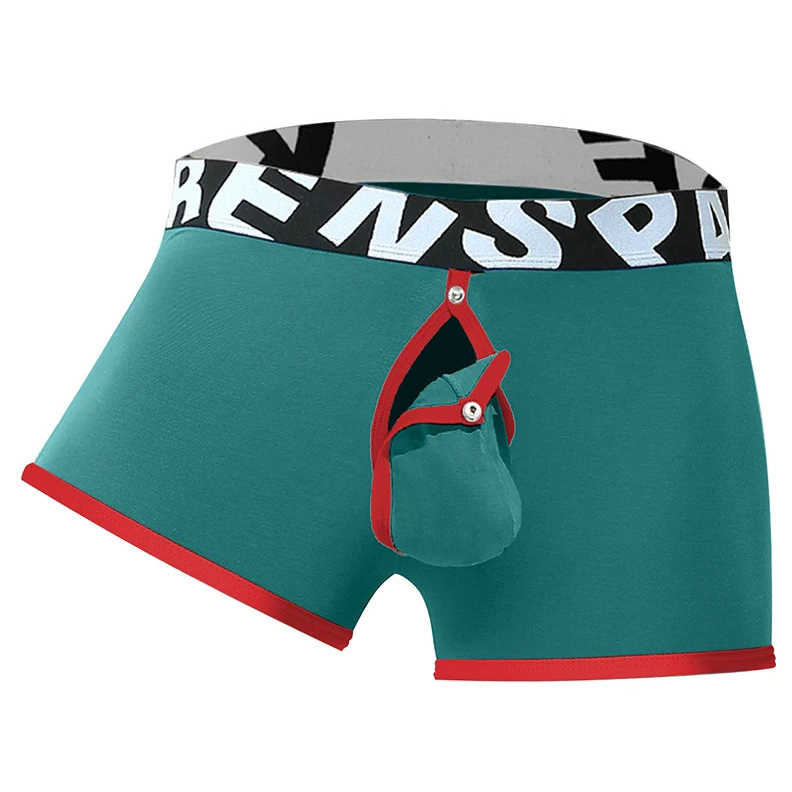 Bareback Boxer Briefs - Removable Pouch & Backless