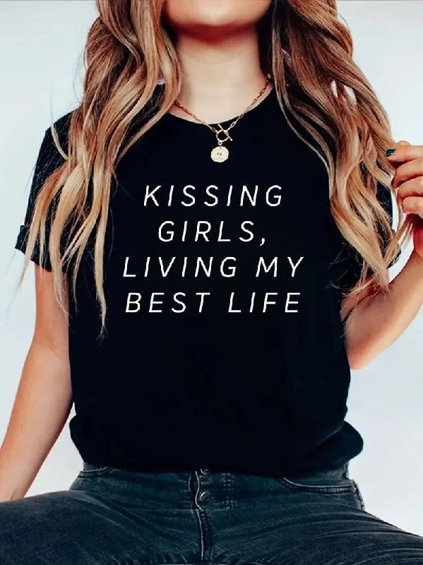 Best graphic tees for LGBTQ+ visibility and support--Kissing Girls WLW Pride Short-Sleeve Unisex T-Shirt Best graphic tees for LGBTQ+ visibility and support--Kissing Girls WLW Pride Short-Sleeve Unisex T-Shirt