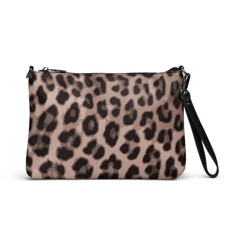 Abstract Leopard Purse Handbag