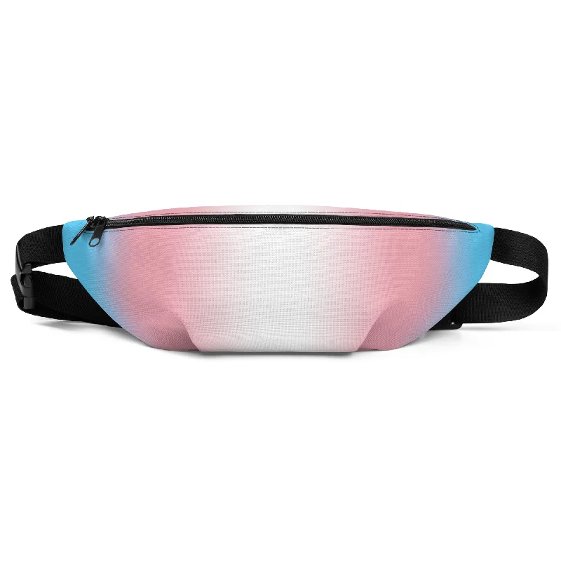 Transgender Trans Pride Crossbody Fanny Pack - Ombre