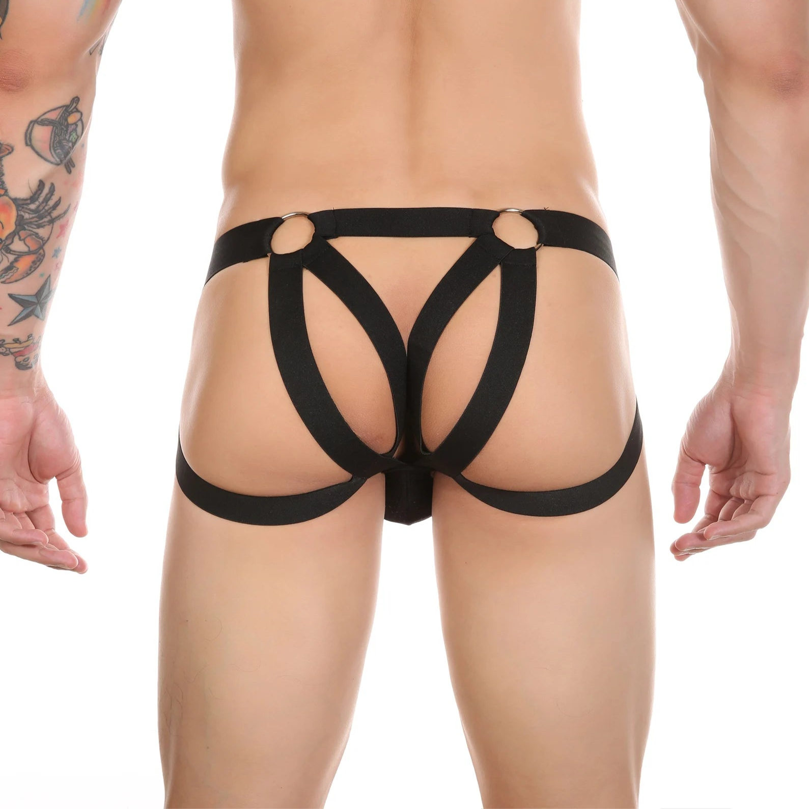 Men’s Hoop Bandage Harness Jockstrap