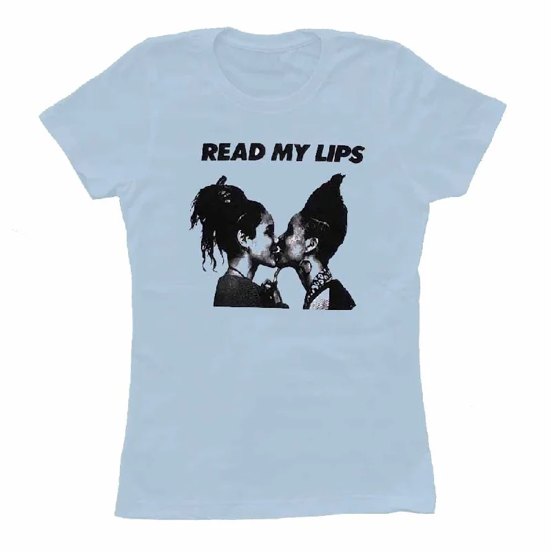 Read My Lips Women Femme Fit T-Shirt - Rainbow Railroad