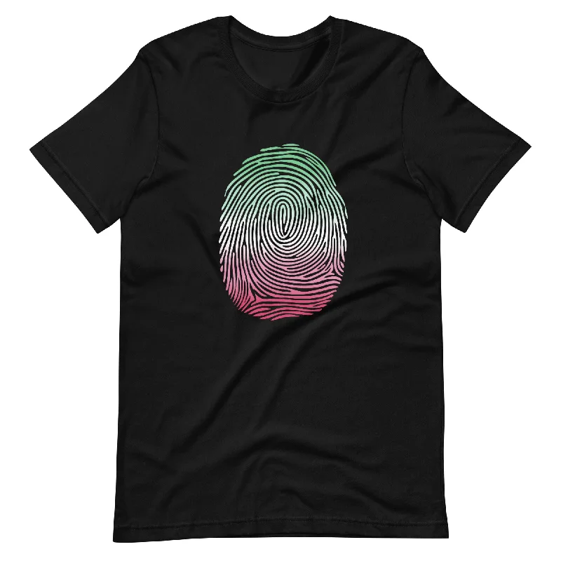 Abrosexual Pride Identity Fingerprint T-shirt - Unisex