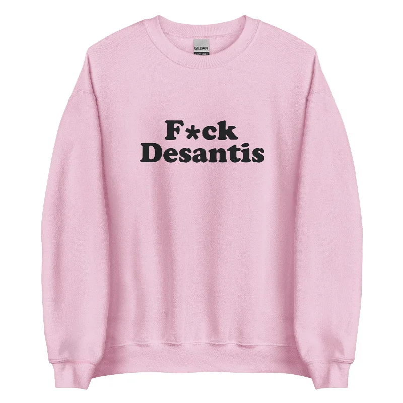 Stylish hoodies for genderqueer pride supporters--F*ck Desantis Unisex Sweatshirt