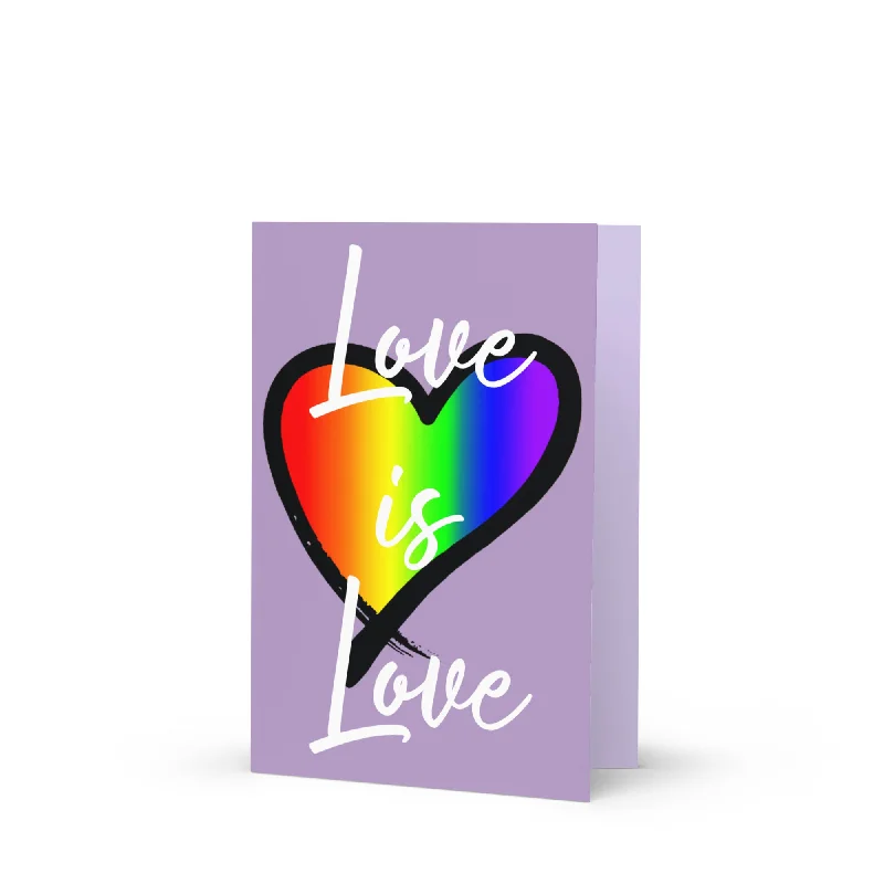 LGBTQ Greeting Card - Love Is Love