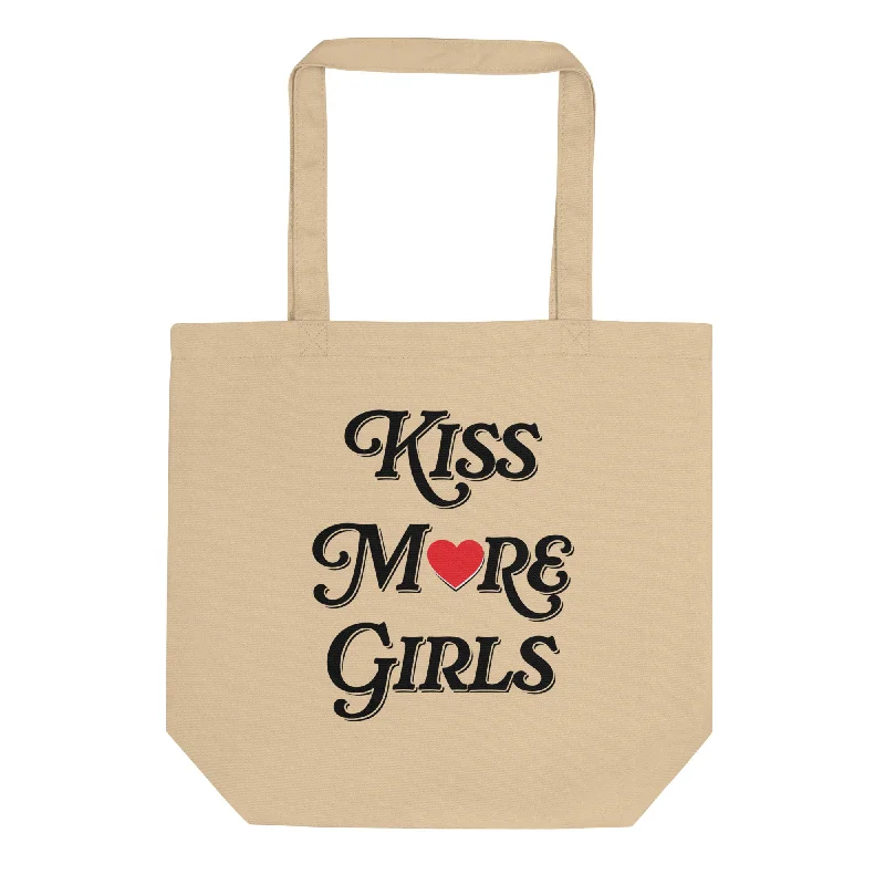 Kiss More Girls Organic Cotton Tote Bag