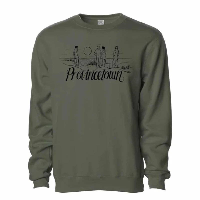 Lightweight hoodies for spring pride parades--Provincetown Dune Crew Sweatshirt