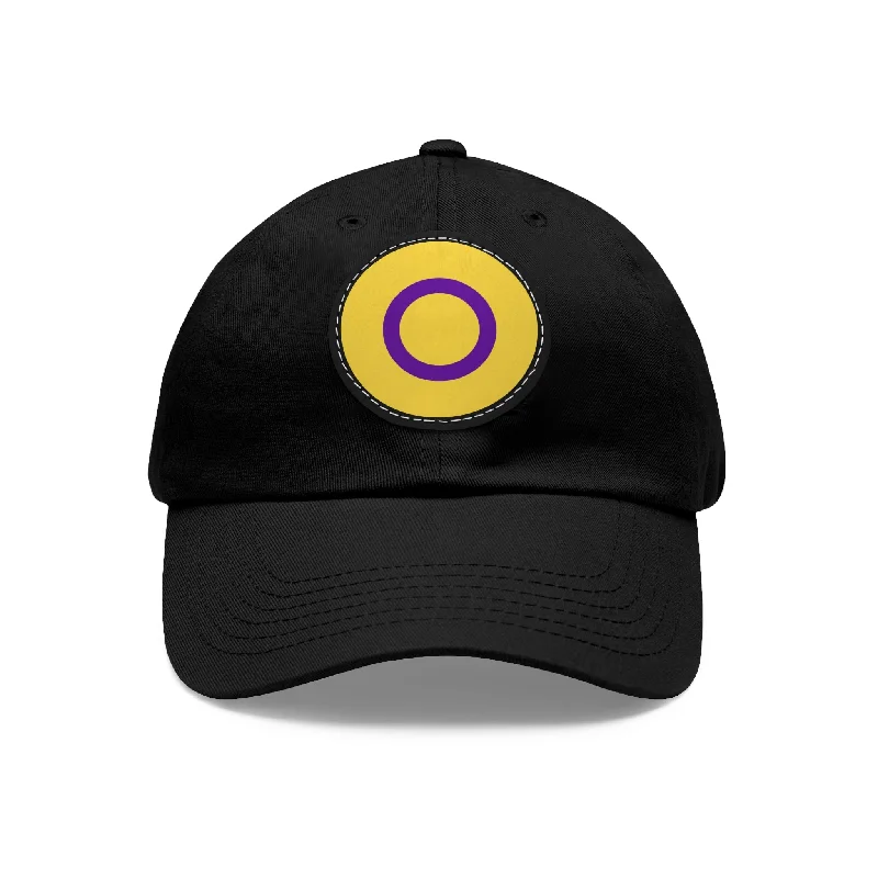 Intersex Pride Hat with Round Patch