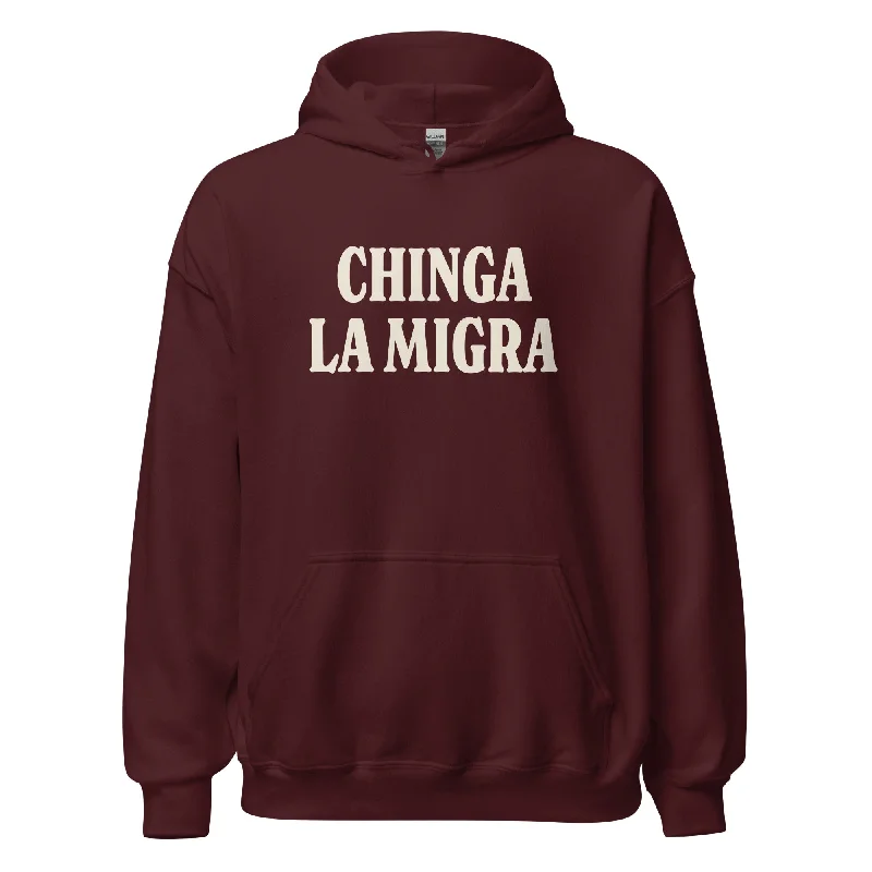 Stylish LGBTQ+ hoodies for casual wear--Chinga La Migra Hoodie Unisex by Chaotic Good Stylish LGBTQ+ hoodies for casual wear--Chinga La Migra Hoodie Unisex by Chaotic Good
