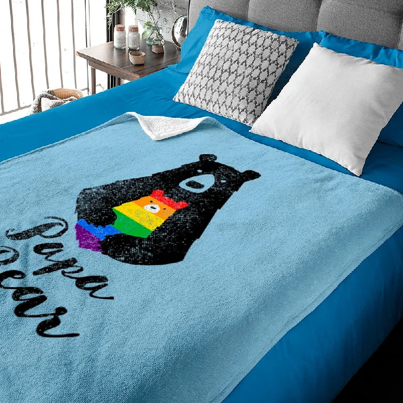 Lgbt Blankets Dad And Mom Papa Bear Mama Bear Lgbt Baby Blanket, Pride Blanket For Gay Son, Gift For Gaymer Lgbt Blankets Dad And Mom Papa Bear Mama Bear Lgbt Baby Blanket, Pride Blanket For Gay Son, Gift For Gaymer