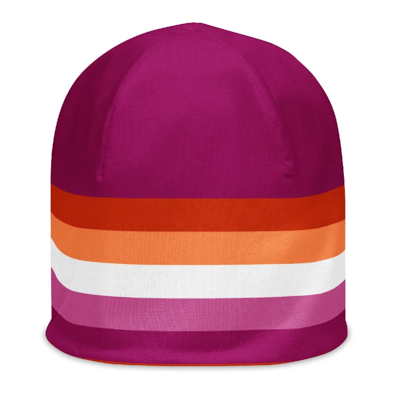Lesbian Pride Flag Beanie