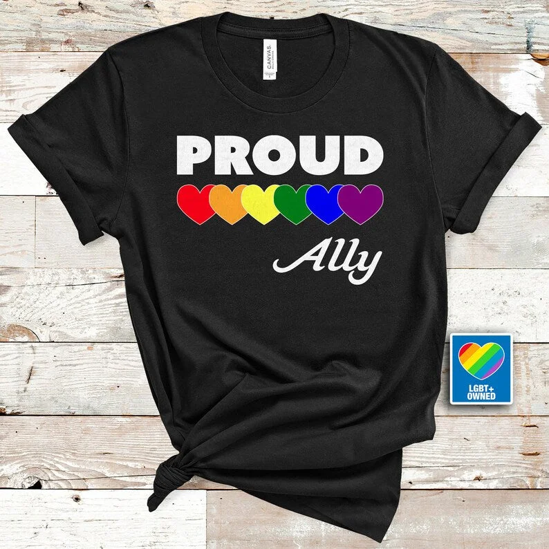 Affordable graphic tees for college pride clubs--Proud Ally Shirt, Pride Shirt Gay Pride LGBTQ Shirt, LGBT Clothing Pride Shirt, LGBT Shirt Affordable graphic tees for college pride clubs--Proud Ally Shirt, Pride Shirt Gay Pride LGBTQ Shirt, LGBT Clothing Pride Shirt, LGBT Shirt