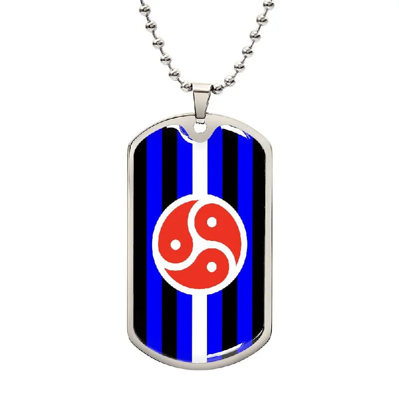 BDSM Pride Military Dog Tag Necklace