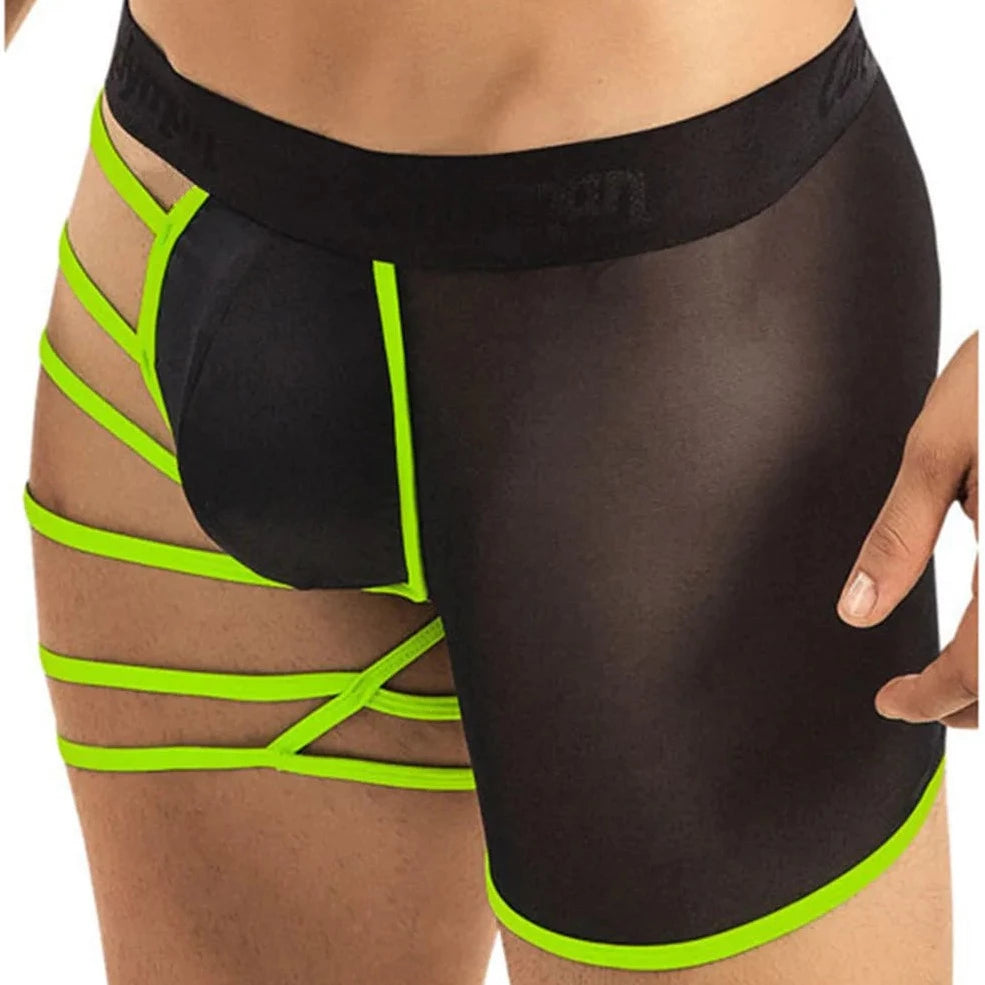 Neon Men's Leg Show Boxer Briefs