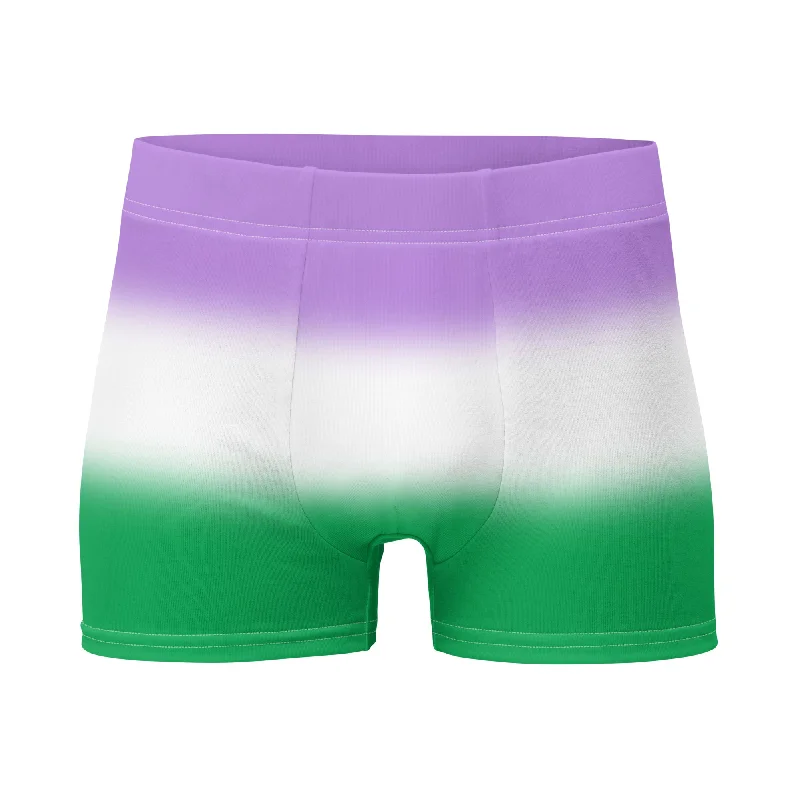 Genderqueer Pride Mens Boxer Briefs Underwear