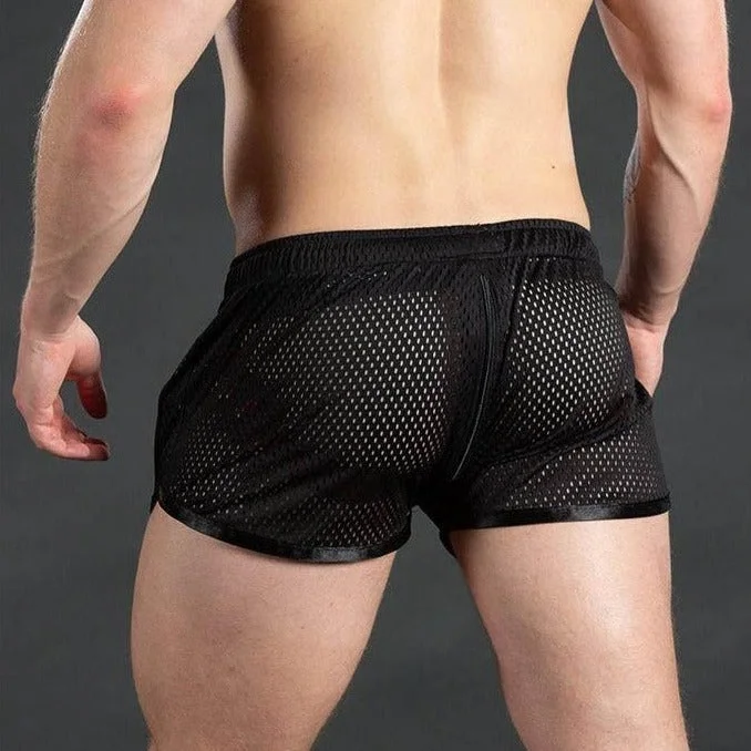 Men's Sexy Mesh Workout Shorts