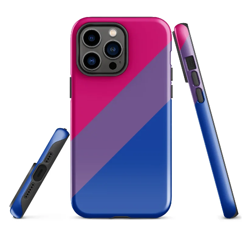 Bisexual Bi Pride Tough Cell Phone Case for Apple iPhone