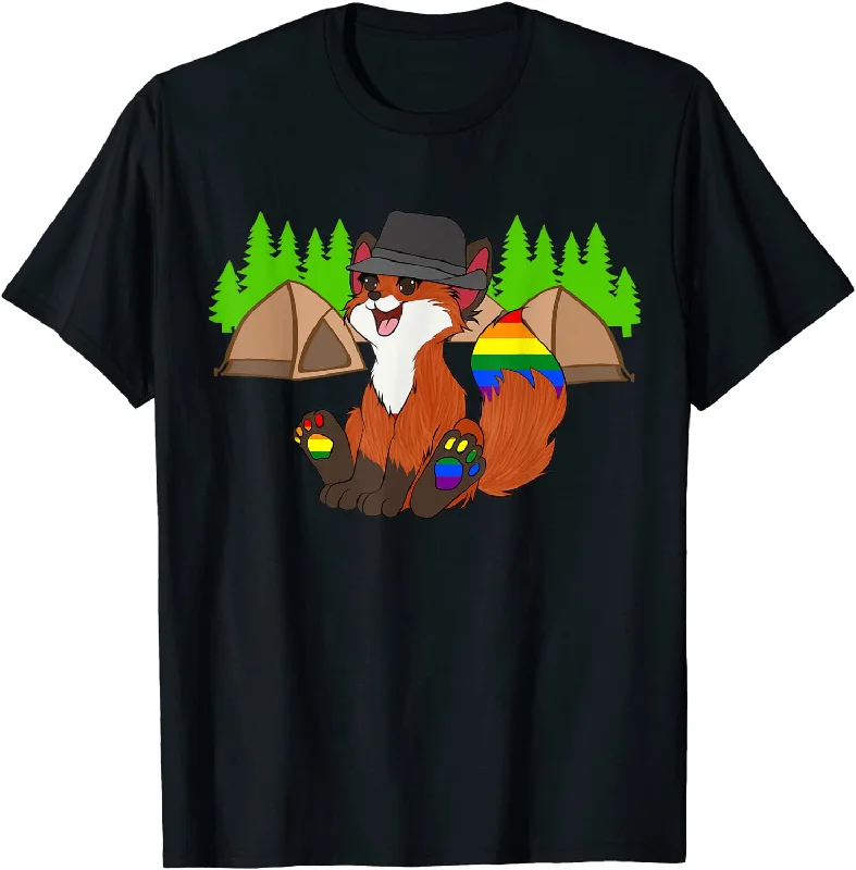 Cute Shirt For LGBT Camping, Camper Gay, Lesbian Camper Gift