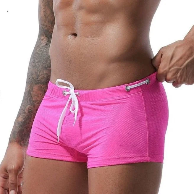 Men's Bowtie Tight Swim Trunks