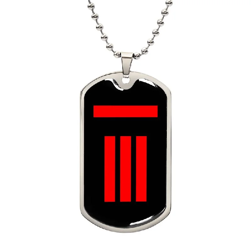 Master Slave Pride Military Dog Tag Necklace