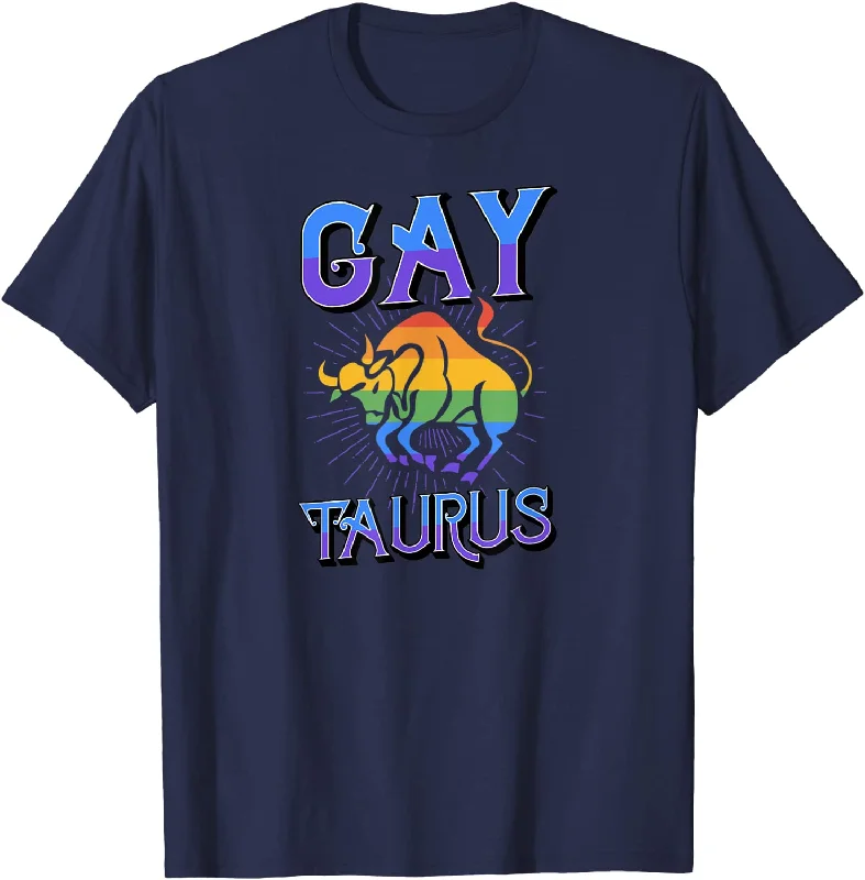 Taurus T Shirt For Lesbian Mom, Zodiac Sign Shirt, Birthday Horoscope LGBT T-Shirt