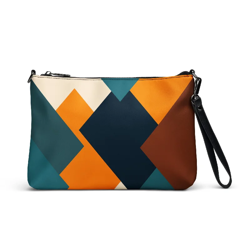 Abstract Mod Blocks Purse Handbag