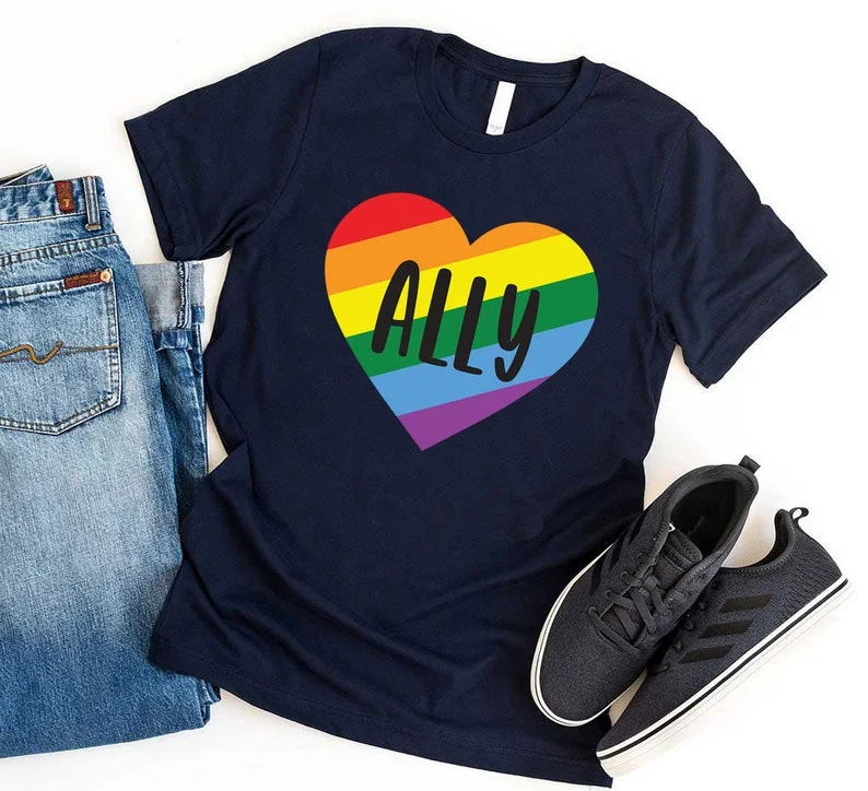 Comfortable graphic tees for pride weekend celebrations--LGBTQ Ally T-Shirt for Gay Pride Men Women, Equal Rghts Shirt, Trans Pride Shirt, Transgender Shirt Comfortable graphic tees for pride weekend celebrations--LGBTQ Ally T-Shirt for Gay Pride Men Women, Equal Rghts Shirt, Trans Pride Shirt, Transgender Shirt