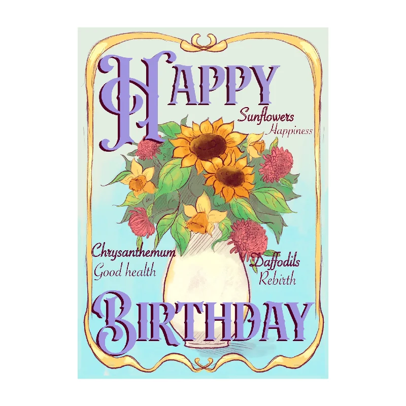 Greeting Card - Happy Birthday