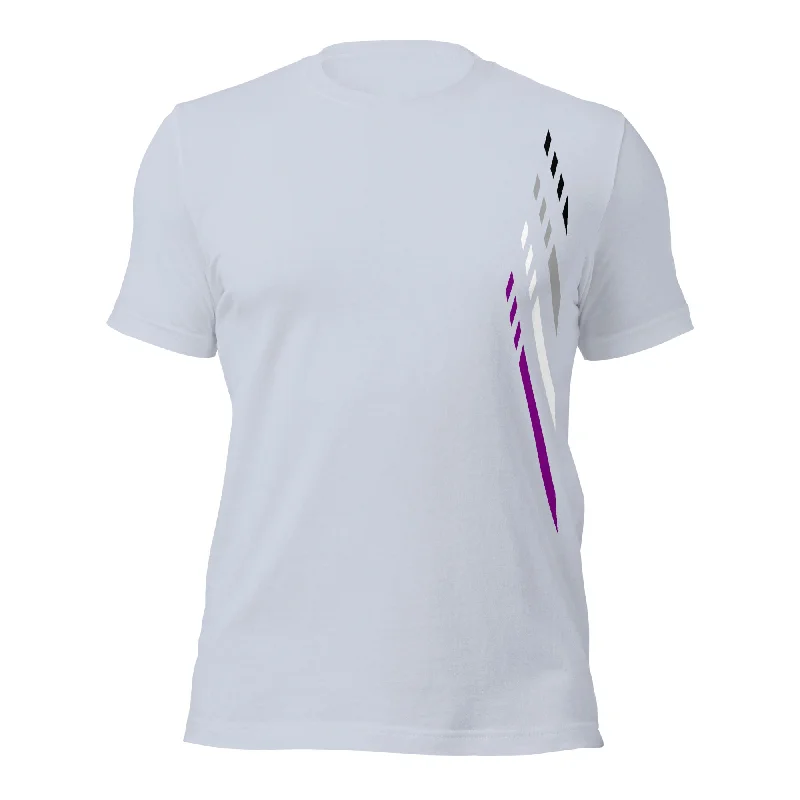 Lightweight graphic tees for spring pride marches--Asexual Pride T-shirt