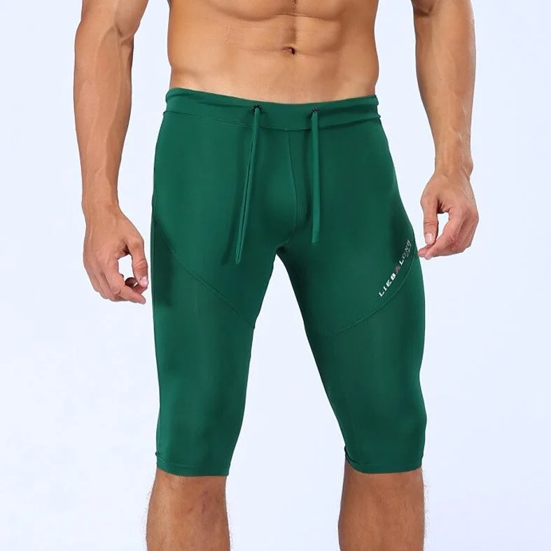 Men's Sexy 3/4 Compression Sport Leggings