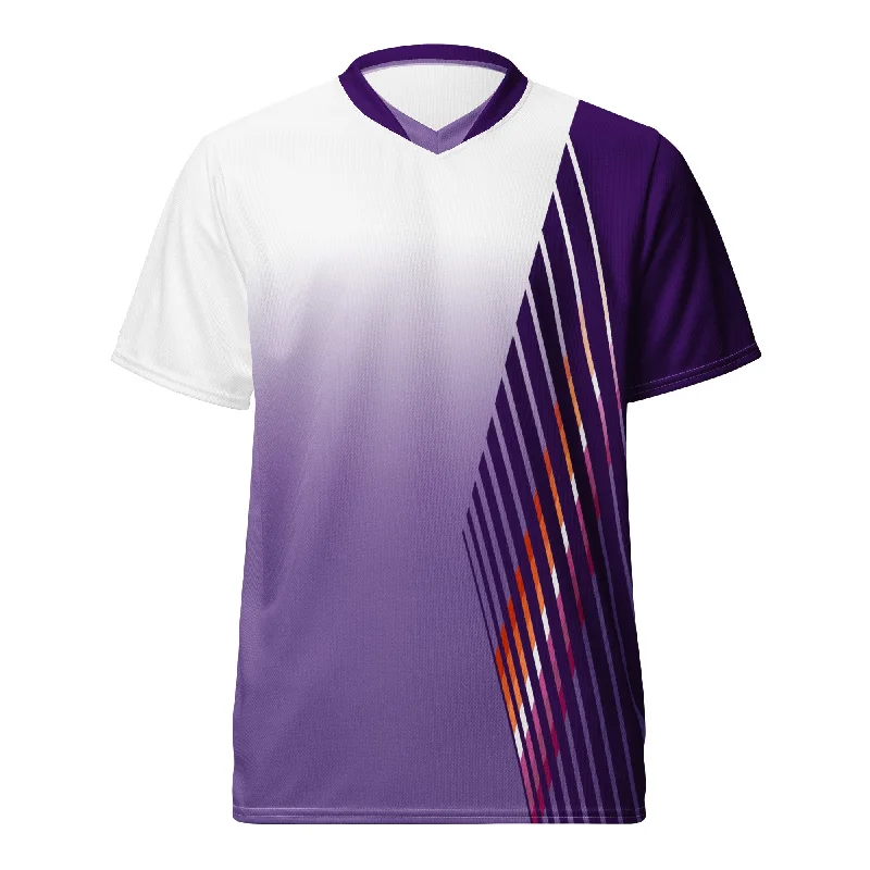 Comfortable graphic tees for pride weekend celebrations--Lesbian Pride Unisex Sports Jersey