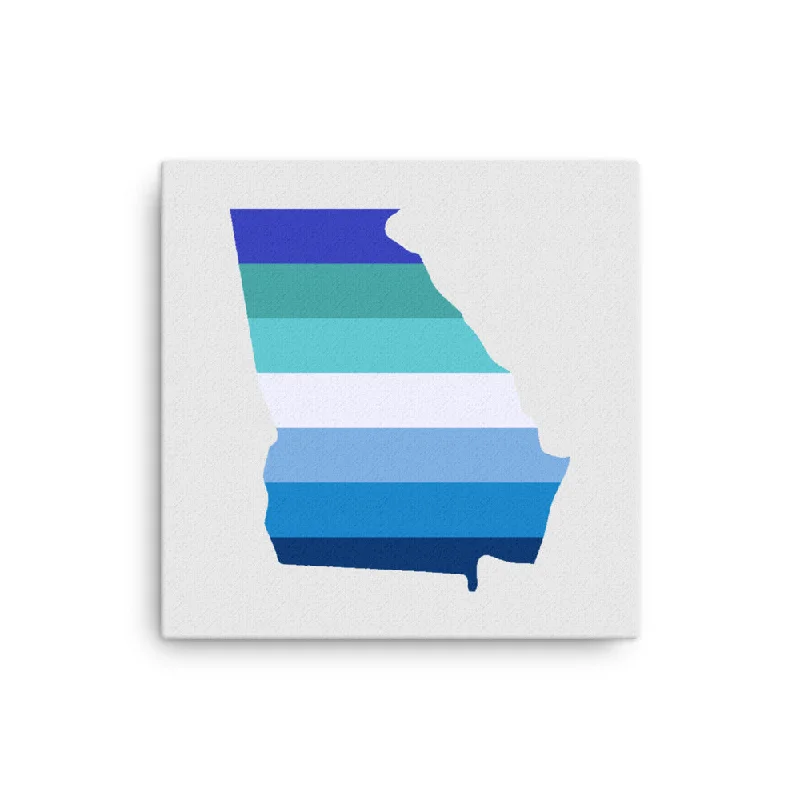 Georgia Gay MLM Pride Vincian Canvas Wall Art