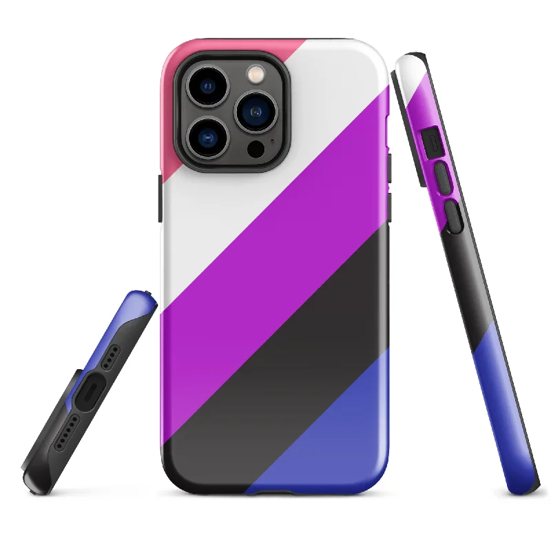 Genderfluid Pride Tough Case for Apple iPhone