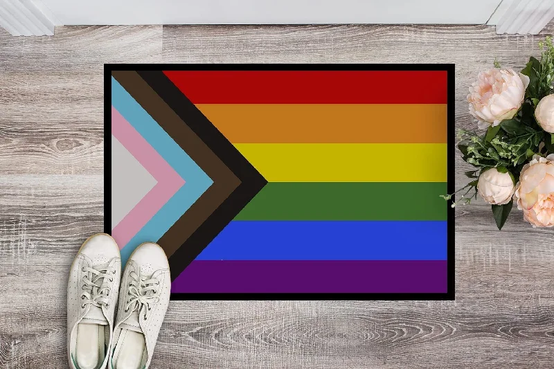 Gay Pride Progress Pride Door Mat, Indoor Rug Or Outdoor Welcome Mat Lgbt, LGBT Doormat Gay Pride Progress Pride Door Mat, Indoor Rug Or Outdoor Welcome Mat Lgbt, LGBT Doormat